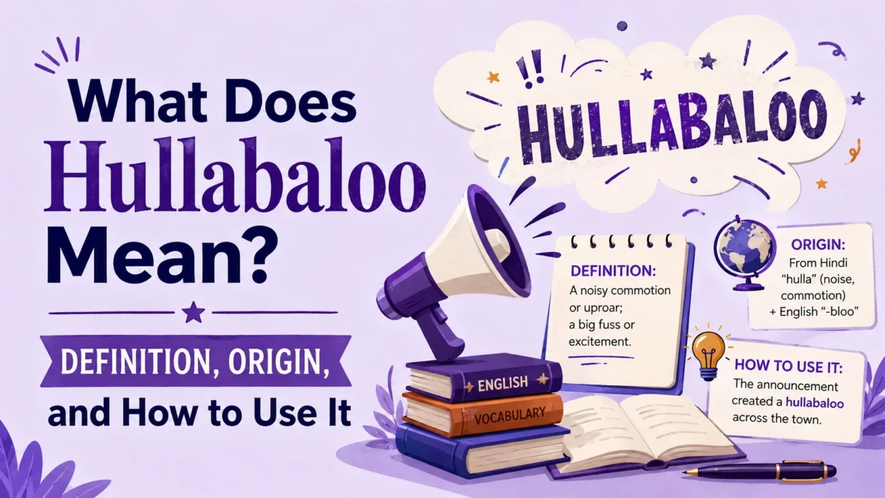 What Does Hullabaloo Mean? Definition, Origin, and How to Use It