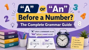 “A” or “An” Before a Number? The Complete Grammar Guide
