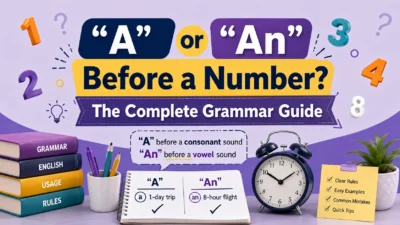 “A” or “An” Before a Number? The Complete Grammar Guide
