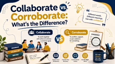 Collaborate vs. Corroborate: What's the Difference?