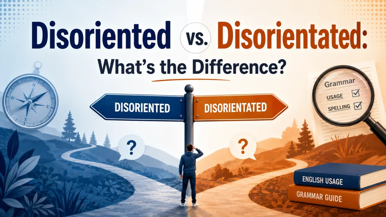 Disoriented vs. Disorientated: What's the Difference?