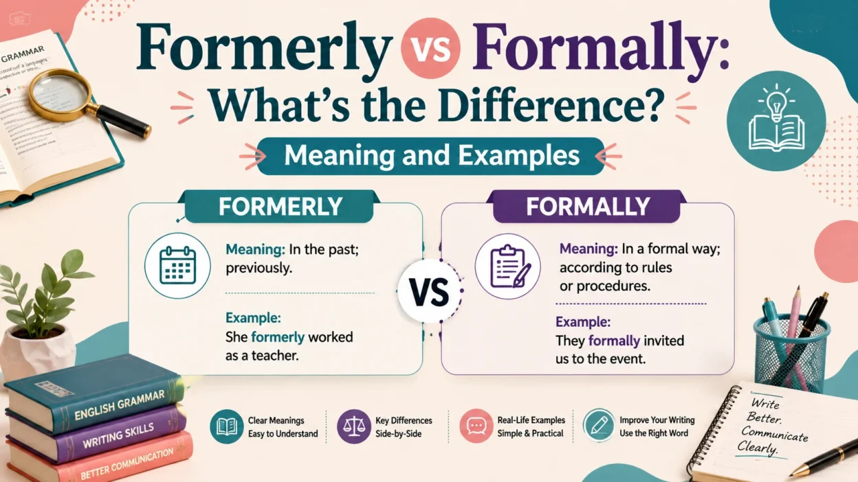 Formerly vs Formally: What's the Difference? Meaning and Examples,