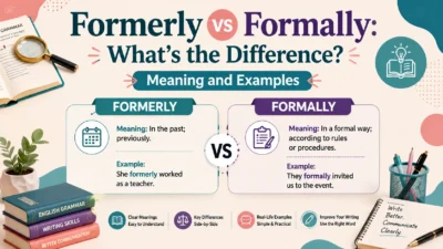 Formerly vs Formally: What's the Difference? Meaning and Examples,