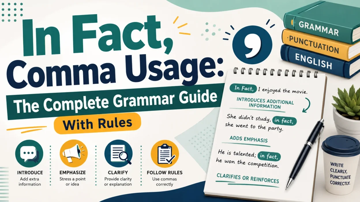 In Fact Comma Usage: The Complete Grammar Guide With Rules