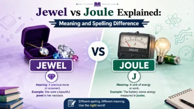Jewel vs Joule Explained: Meaning and Spelling Difference