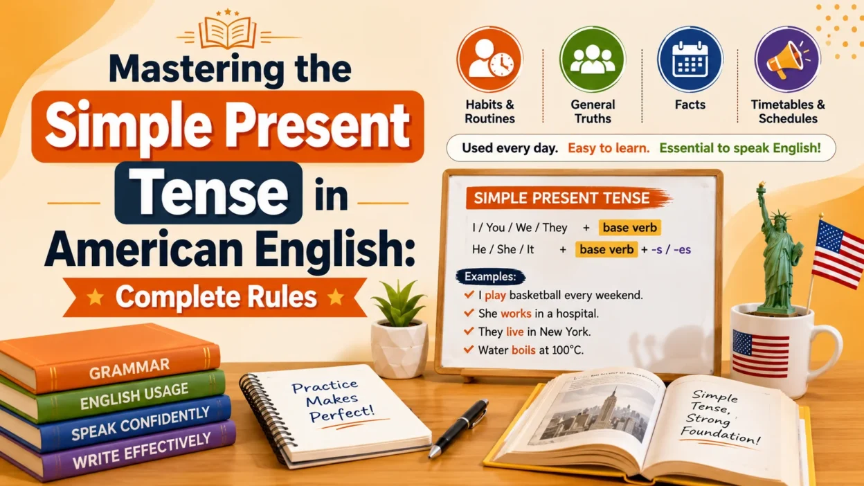 Mastering the Simple Present Tense in American English: Complete Rules