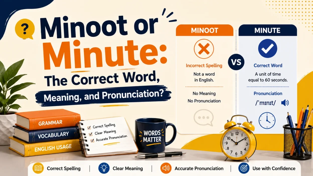 Minoot or Minute: The Correct Word, Meaning, and Pronunciation?