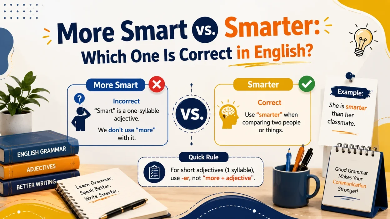 More Smart vs. Smarter: Which One Is Correct in English?