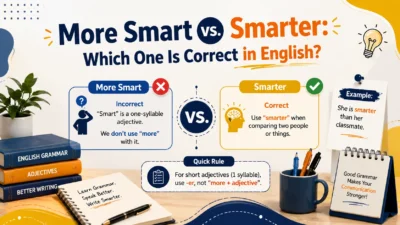 More Smart vs. Smarter: Which One Is Correct in English?