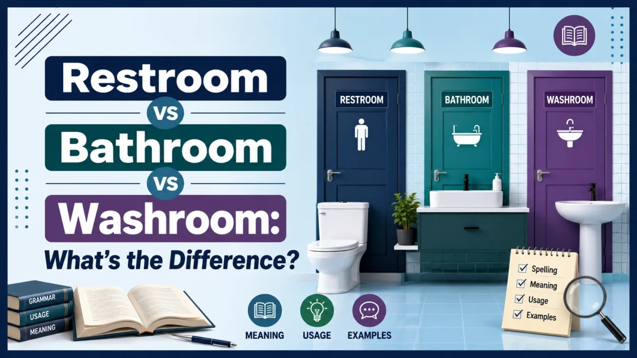 Restroom vs Bathroom vs Washroom: What's the Difference?