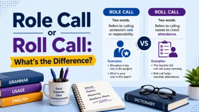 Role Call or Roll Call: What's the Difference?