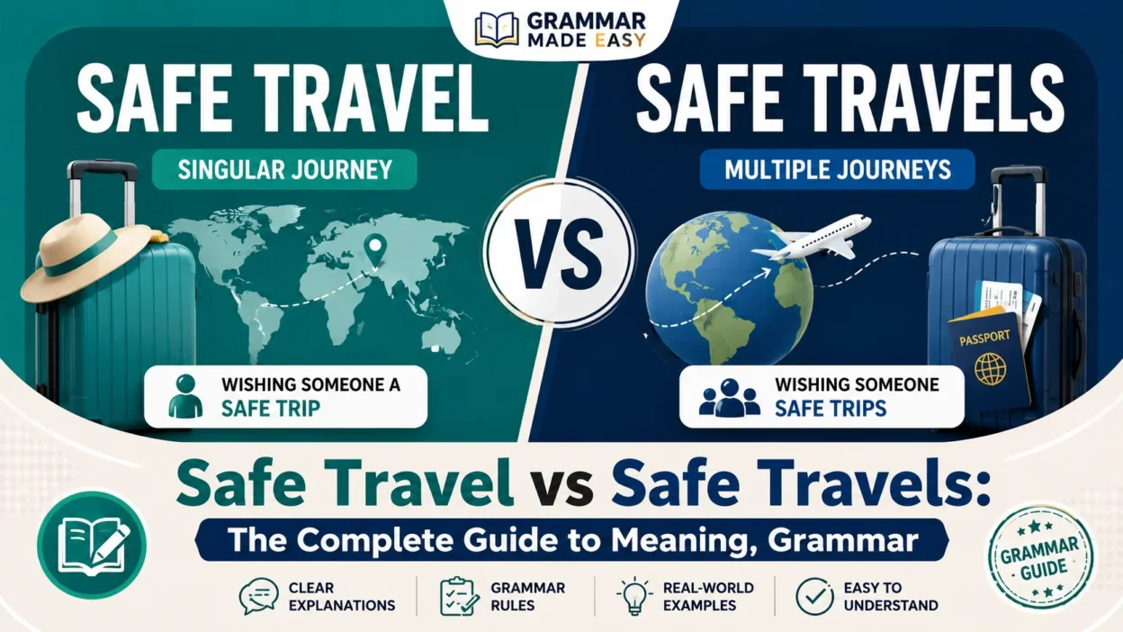 Safe Travel vs Safe Travels: The Complete Guide to Meaning, Grammar