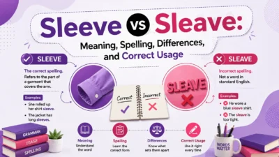 Sleeve vs Sleave: Meaning, Spelling, Differences, and Correct Usage