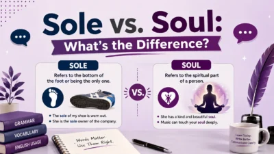 Sole vs. Soul: What's the Difference?