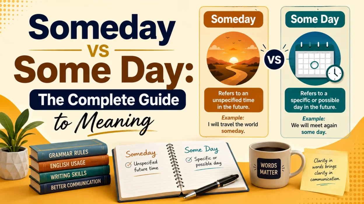 Someday vs Some Day: The Complete Guide to Meaning