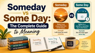 Someday vs Some Day: The Complete Guide to Meaning
