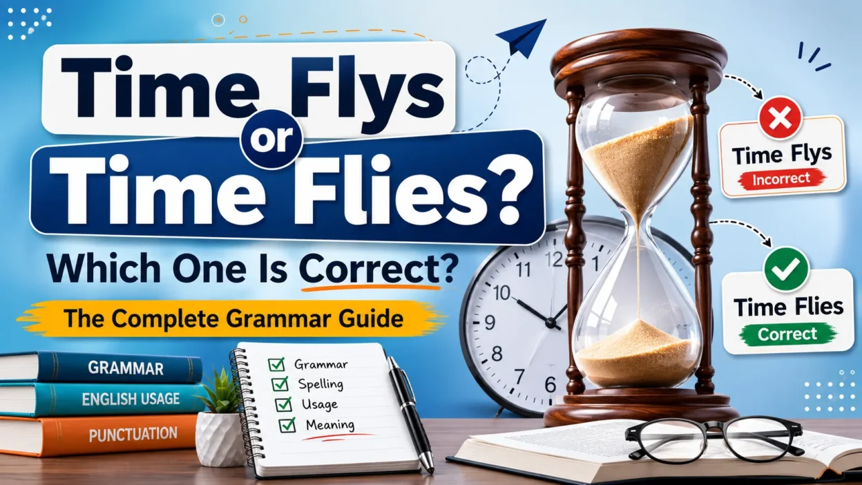 Time Flys or Time Flies? Which One Is Correct? The Complete Grammar Guide