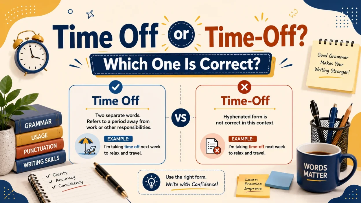 Time Off or Time-Off? Which One Is Correct?
