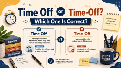 Time Off or Time-Off? Which One Is Correct?
