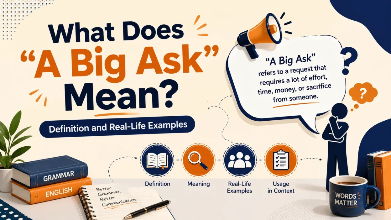 What Does "A Big Ask" Mean? Definition and Real-Life Examples