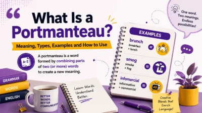 What Is a Portmanteau? Meaning, Types, Examples and How to Use