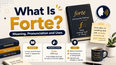 What Is Forte? Meaning, Pronunciation and Uses