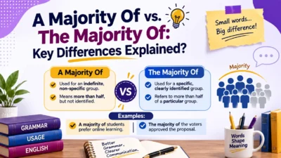A Majority Of vs. The Majority Of: Key Differences Explained?