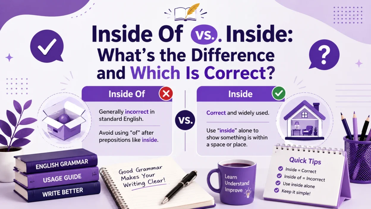 Inside Of vs. Inside: What's the Difference and Which Is Correct?