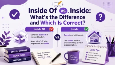 Inside Of vs. Inside: What's the Difference and Which Is Correct?