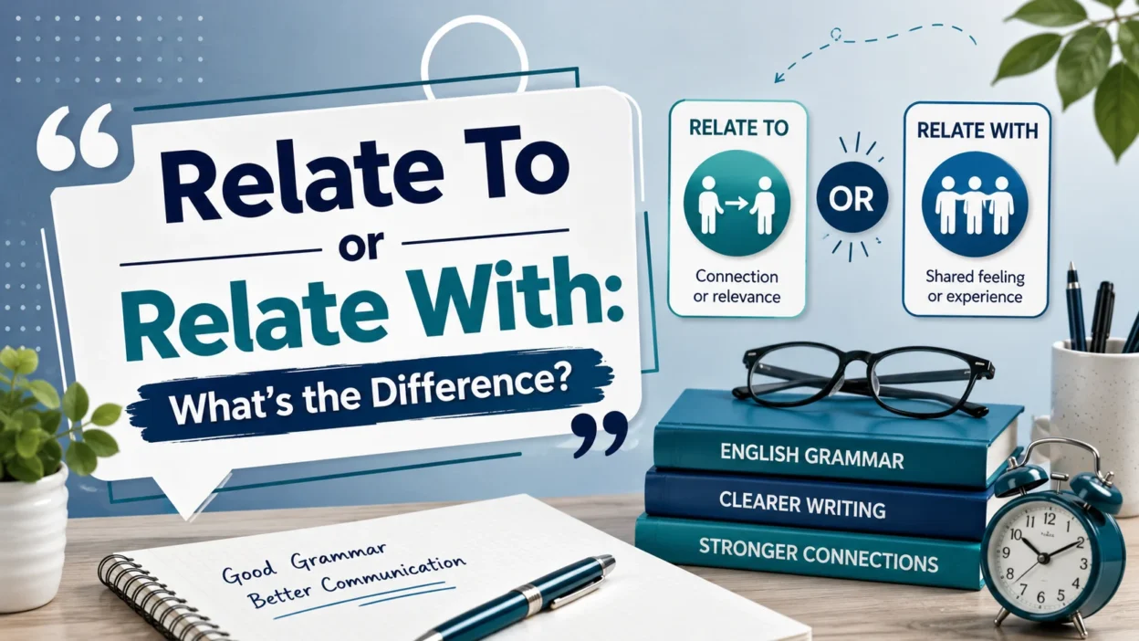 Relate To or Relate With: What’s the Difference?