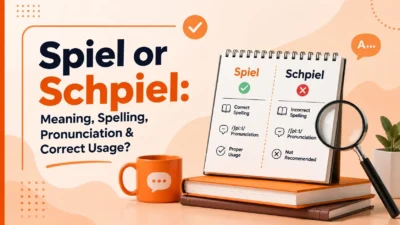 Spiel or Schpiel: Meaning, Spelling, Pronunciation & Correct Usage?