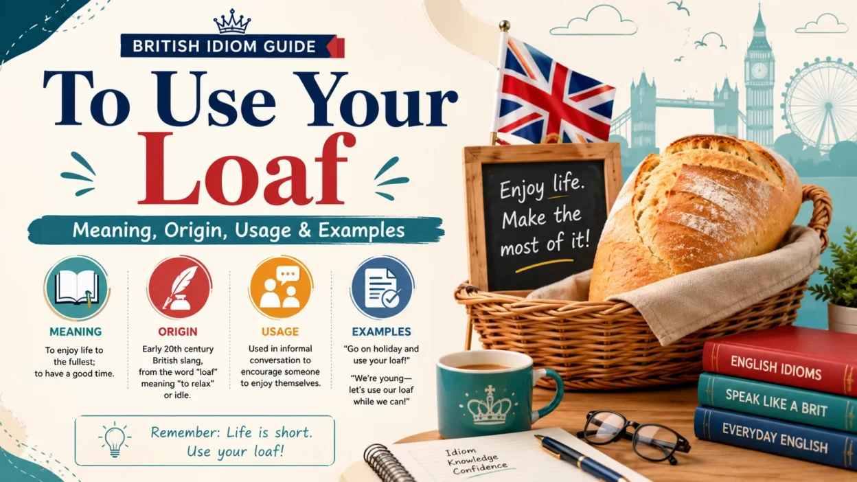 To Use Your Loaf Meaning, Origin, Usage & Examples | British Idiom Guide?
