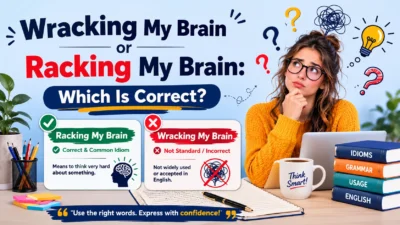 Wracking My Brain or Racking My Brain: Which Is Correct?